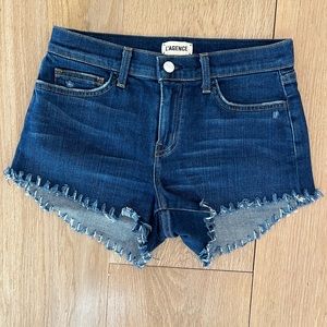 L’Agence Zoe perfect fit denim shorts